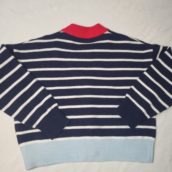 Teacher's Cardigan with Giraffe and Sunflower Women's Size Medium - Picture 6 of 11